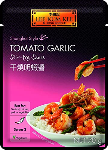 yoaxia ® - [ 70g ] Tomaten-Knoblauch-Sauce / Tomato-Garlic Stir-Fry Sauce Shanghai Style / Saucenbeutel von yoaxia Marke