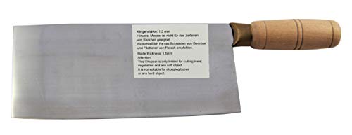 yoaxia ® Marke - [ 31cm ] #50 Hackmesser mit Holzgriff STAINLESS STEEL Messer für Fleisch und Gemüse von yoaxia Marke