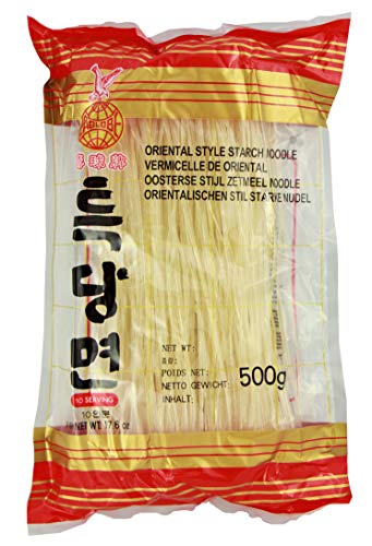 EAGLOBE Süßkartoffel-Tapioka-Nudeln 500g | Stärke Nudeln "Oriental Style" von yoaxia Marke