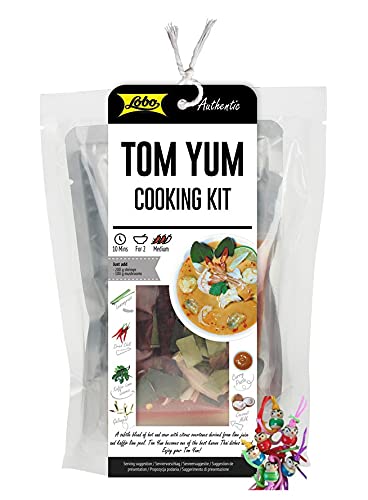 [ 260g ] Tom Yum Suppen Kochset Thai Style Würzpaste/Asiatische Tom Yum Paste + ein kleiner Glücksanhänger gratis von yoaxia Marke