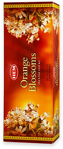 yoaxia ® - 120 Räucherstäbchen [ ORANGE BLOSSOMS ] handgerollte Räucherstäbchen aus Indien von Yoaxia