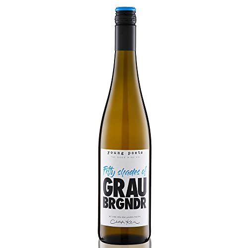 Young poets Wein fifty shades of Grauburgunder Weißwein | trocken | Deutscher Qualitätswein aus Württemberg | 0.75 l | Wein | Geschenkidee Young poets Wein fifty shades of Grauburgunder Weißwein | trocken | Deutscher Qualitätswein aus Württemberg | 0.75 l | Wein | Geschenkidee von Young Poets
