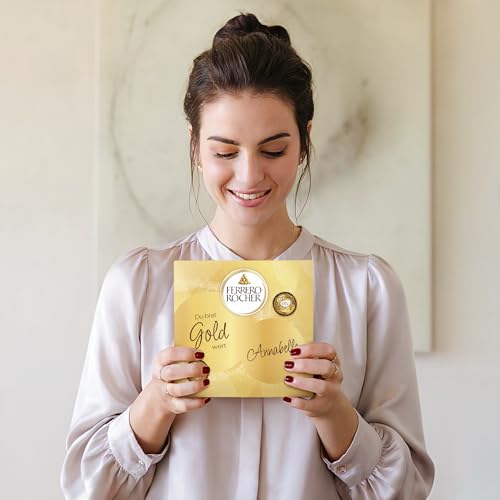 Ferrero Rocher Pralinen Geschenkbox personalisiert mit Namen - Ferrero Rocher-Pralinen Personalisierte Geschenkverpackung von your surprise