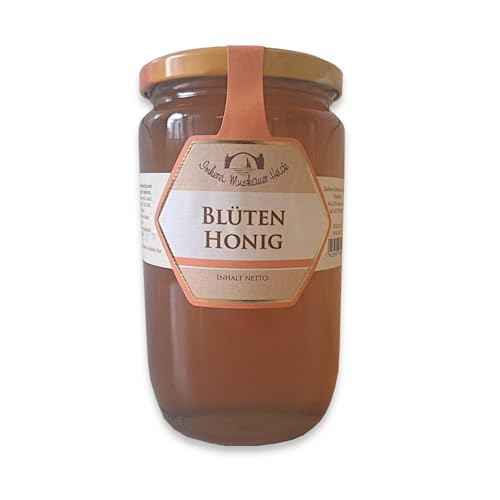 Blütenhonig 1000g / 1kg flüssiger Honig mit feinem natürlichen aromatischen Geschmack, rein und Hochwertig in Premium Imkerqualität Blütenhonig 1000g / 1kg flüssiger Honig mit feinem natürlichen aromatischen Geschmack, rein und Hochwertig in Premium Imkerqualität von zanasta
