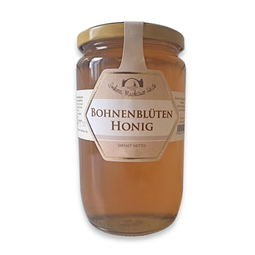 Bohnen-Blütenhonig 1000g / 1kg kräftig aromatischer Bienenhonig 100% naturbelassenene Premium Imkerqualität von zanasta