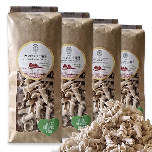 Dinkel Campanelle 4x 500g, Nudeln, Vegan, Trockene Pasta "al bronzo" vom Pastamacher Manufaktur in bester Qualität Dinkel Campanelle 4x 500g, Nudeln, Vegan, Trockene Pasta "al bronzo" vom Pastamacher Manufaktur in bester Qualität von zanasta