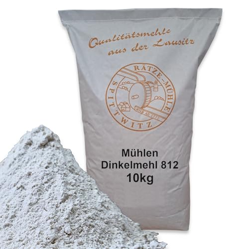 Dinkelmehl 10kg Typ 812 von Rätze-Mühle aus 100% regionalen, naturbelassenem Dinkel in bester Qualität Dinkelmehl 10kg Typ 812 von Rätze-Mühle aus 100% regionalen, naturbelassenem Dinkel in bester Qualität von zanasta