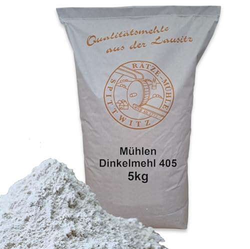 Dinkelmehl 5kg Typ 405 von Rätze-Mühle aus 100% regionalen, naturbelassenem Dinkel in bester Qualität Dinkelmehl 5kg Typ 405 von Rätze-Mühle aus 100% regionalen, naturbelassenem Dinkel in bester Qualität von zanasta