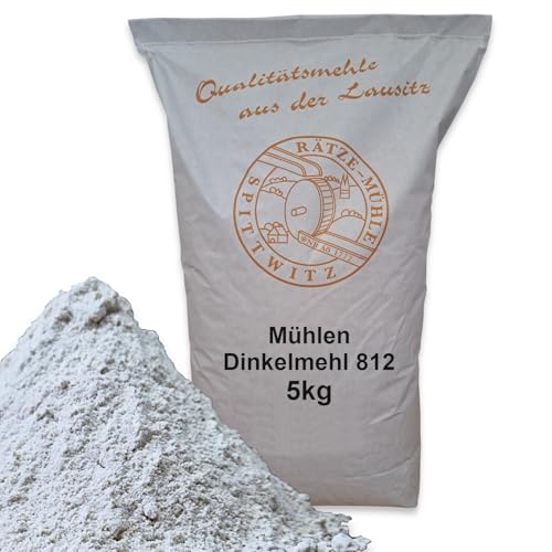 Dinkelmehl 5kg Typ 812 von Rätze-Mühle aus 100% regionalen, naturbelassenem Dinkel in bester Qualität Dinkelmehl 5kg Typ 812 von Rätze-Mühle aus 100% regionalen, naturbelassenem Dinkel in bester Qualität von zanasta