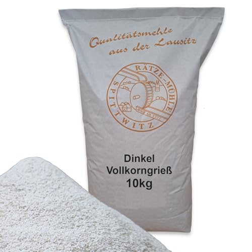 Dinkelvollkorngrieß 10kg von Rätze-Mühle aus 100% regionalen, naturbelassenem Dinkel in bester Qualität Dinkelvollkorngrieß 10kg von Rätze-Mühle aus 100% regionalen, naturbelassenem Dinkel in bester Qualität von zanasta