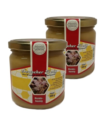 Echter Deutscher Heidehonig 2x 500g Glas Honig aus der Oberlausitz 100% natürlich und regionaler Bienenhonig Echter Deutscher Heidehonig 2x 500g Glas Honig aus der Oberlausitz 100% natürlich und regionaler Bienenhonig von zanasta