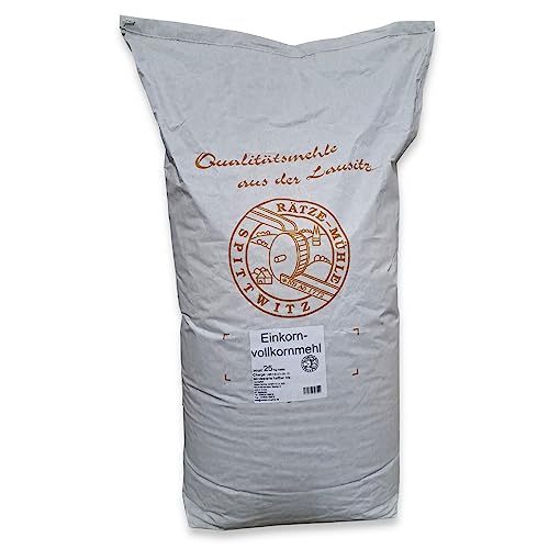 Einkornvollkornmehl 25 kg von Rätze-Mühle aus regionalen, naturbelassenen Ur-Weizen von zanasta