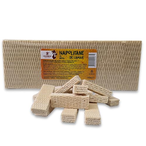 Feine Neapolitaner Waffeln mit Zitronencreme 250g knusprige Waffeln gefüllt in bester Premium Qualität Feine Neapolitaner Waffeln mit Zitronencreme 250g knusprige Waffeln gefüllt in bester Premium Qualität von zanasta