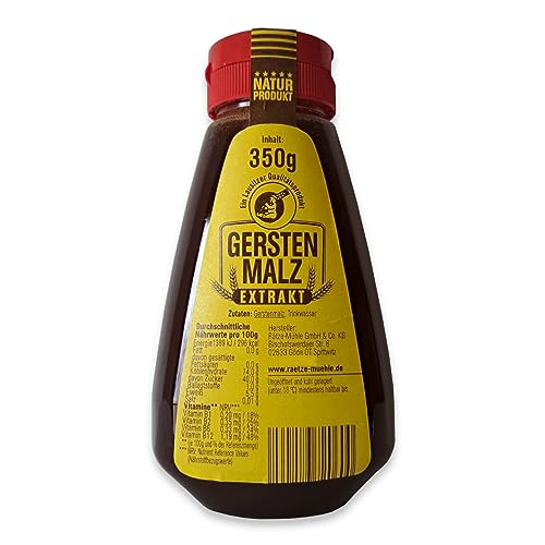 Gerstenmalzextrakt 350g flüssiger Malzextrakt inaktiv hocharomatischer Gerstenmalz-Sirup von zanasta
