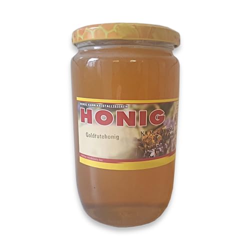 Goldrutehonig 1000g / 1kg kräftig aromatischer Bienenhonig 100% naturbelassenene Premium Imkerqualität von zanasta