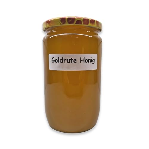 Goldrutehonig 1000g / 1kg kräftig aromatischer Bienenhonig 100% naturbelassenene Premium Imkerqualität von zanasta