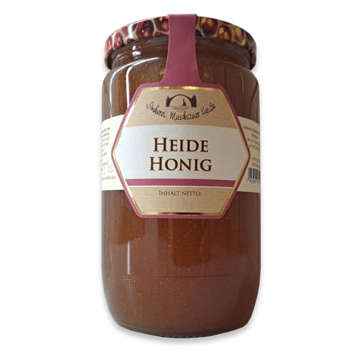 Heidehonig 1000g / 1kg in Premium Qualität direkt vom Imker, 100% rein und Hochwertiger Bienenhonig von zanasta