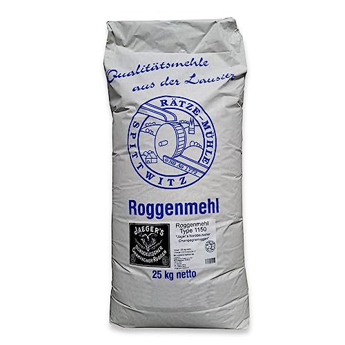 Jaeger's Norddeutscher Champagner-Roggen 25kg Roggenmehl Type 1150 von zanasta