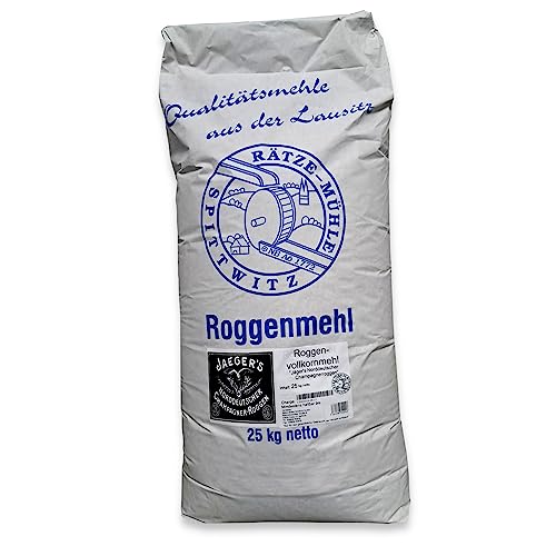 Jaeger's Norddeutscher Champagner-Roggen 25kg Roggenvollkornmehl Type 1790 Jaeger's Norddeutscher Champagner-Roggen 25kg Roggenvollkornmehl Type 1790 von zanasta