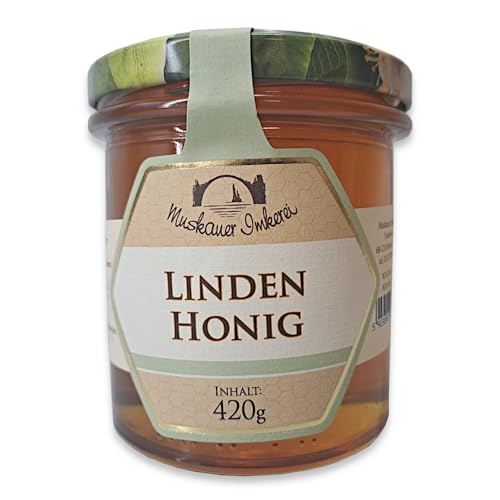 Lindenhonig 420g Glas in Premium Qualität | 100% naturbelassener Bienenhonig von Familien-Imkerei von zanasta