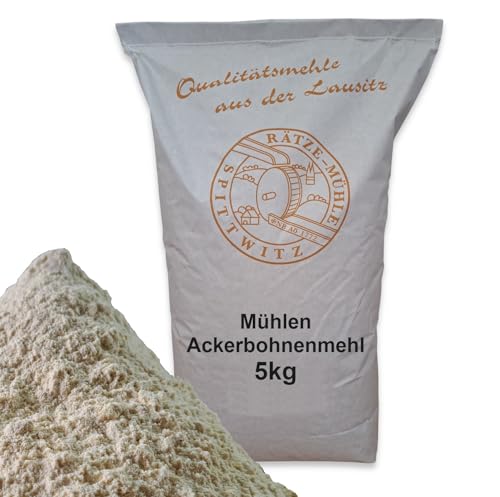 Mühlen Ackerbohnenmehl 5kg frisch aus der Rätze-Mühle in bester Qualität 100% regional und naturbelassen Mühlen Ackerbohnenmehl 5kg frisch aus der Rätze-Mühle in bester Qualität 100% regional und naturbelassen von zanasta