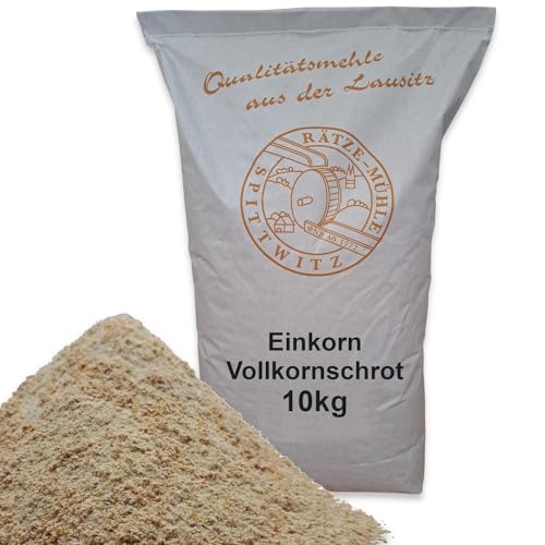 Mühlen Einkornvollkornschrot 10kg frisch aus der Rätze-Mühle in bester Qualität 100% regional und naturbelassen von zanasta