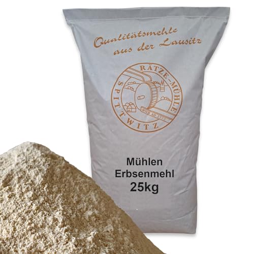 Mühlen Erbsenmehl 25kg frisch aus der Rätze-Mühle in bester Qualität 100% regional und naturbelassen von zanasta