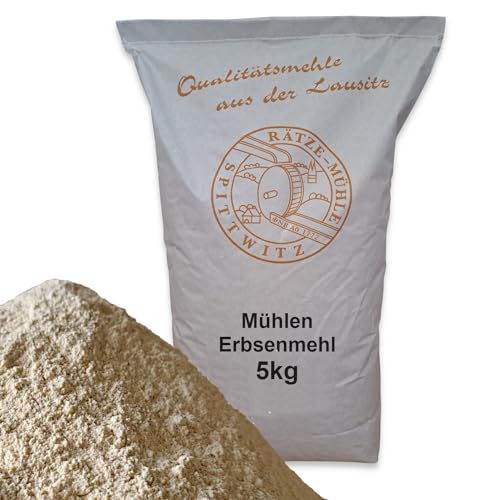 Mühlen Erbsenmehl 5kg frisch aus der Rätze-Mühle in bester Qualität 100% regional und naturbelassen Mühlen Erbsenmehl 5kg frisch aus der Rätze-Mühle in bester Qualität 100% regional und naturbelassen von zanasta