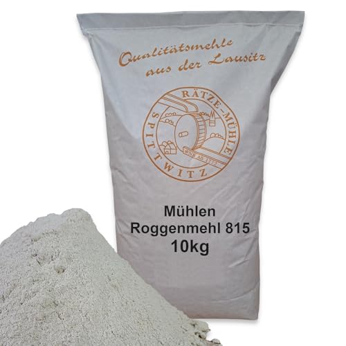 Mühlen Roggenmehl 10kg Typ 815 frisch aus der Rätze-Mühle in bester Qualität 100% regional und naturbelassen Mühlen Roggenmehl 10kg Typ 815 frisch aus der Rätze-Mühle in bester Qualität 100% regional und naturbelassen von zanasta