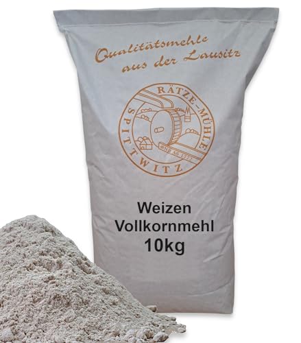 Weizenvollkornmehl 10kg frisch aus der Rätze-Mühle in bester Qualität 100% regional und naturbelassen Weizenvollkornmehl 10kg frisch aus der Rätze-Mühle in bester Qualität 100% regional und naturbelassen von zanasta