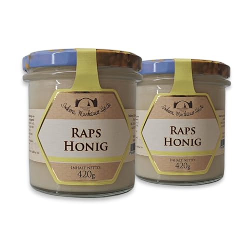 Rapshonig 2x 420g Glas in Premium Qualität | 100% naturbelassener Bienenhonig von Familien-Imkerei mit 50-jähriger Tradition Rapshonig 2x 420g Glas in Premium Qualität | 100% naturbelassener Bienenhonig von Familien-Imkerei mit 50-jähriger Tradition von zanasta