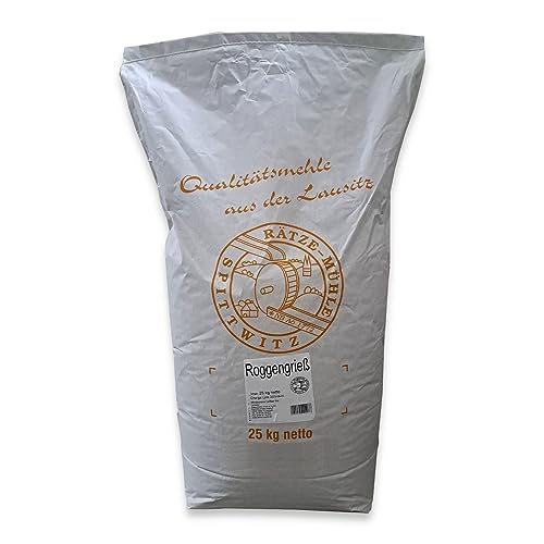 Roggengrieß 25kg von Rätze-Mühle aus regionalen, naturbelassenem Roggen Roggengrieß 25kg von Rätze-Mühle aus regionalen, naturbelassenem Roggen von zanasta