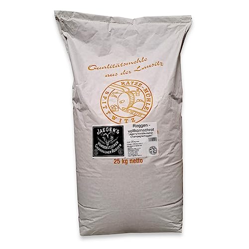 Roggenvollkornschrot 25kg aus Jaeger's Norddeutscher Champagner-Roggen Roggenvollkornschrot 25kg aus Jaeger's Norddeutscher Champagner-Roggen von zanasta