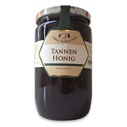 Tannenhonig 1000g / 1kg kräftig aromatischer Bienenhonig 100% naturbelassenen, rein und natürlich in Premium Imkerqualität von zanasta