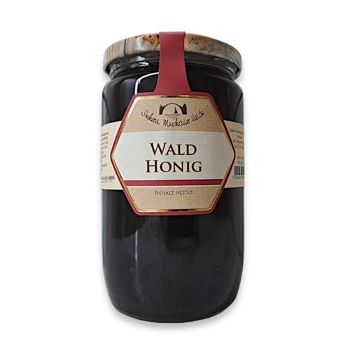 Waldhonig 1000g / 1kg kräftig aromatischer Bienenhonig 100% naturbelassenene Premium Imkerqualität von zanasta