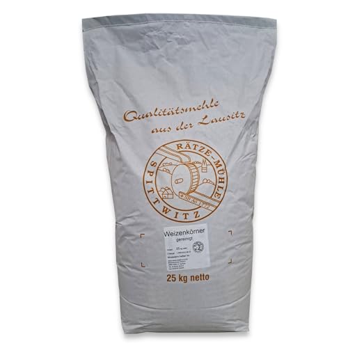 Weizenkörner 25kg von Rätze-Mühle gereinigte ganze Körner von regionalem, naturbelassenem Weizen Weizenkörner 25kg von Rätze-Mühle gereinigte ganze Körner von regionalem, naturbelassenem Weizen von zanasta