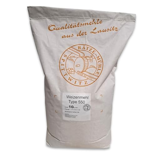 Weizenmehl 10kg Typ 550 von Rätze-Mühle aus regionalen, naturbelassenen Weizen Weizenmehl 10kg Typ 550 von Rätze-Mühle aus regionalen, naturbelassenen Weizen von zanasta