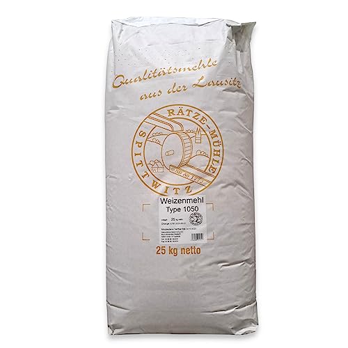 Weizenmehl 25kg Typ 1050 von Rätze-Mühle aus regionalen, naturbelassenen Weizen Weizenmehl 25kg Typ 1050 von Rätze-Mühle aus regionalen, naturbelassenen Weizen von zanasta