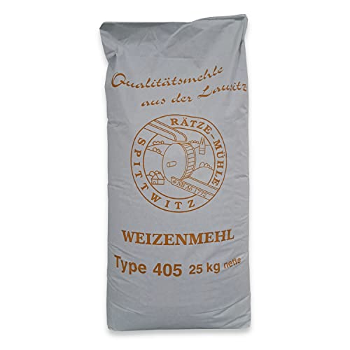 Weizenmehl 25kg Typ 405 von Rätze-Mühle aus regionalen, naturbelassenen Weizen von zanasta
