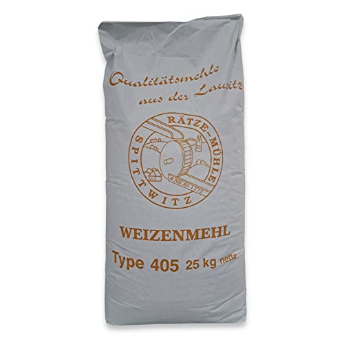 Weizenmehl 25kg Typ 405 von Rätze-Mühle aus regionalen, naturbelassenen Weizen Weizenmehl 25kg Typ 405 von Rätze-Mühle aus regionalen, naturbelassenen Weizen von zanasta