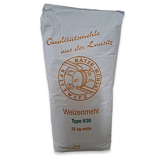 Weizenmehl 25kg Typ 630 von Rätze-Mühle aus regionalen, naturbelassenen Weizen Weizenmehl 25kg Typ 630 von Rätze-Mühle aus regionalen, naturbelassenen Weizen von zanasta