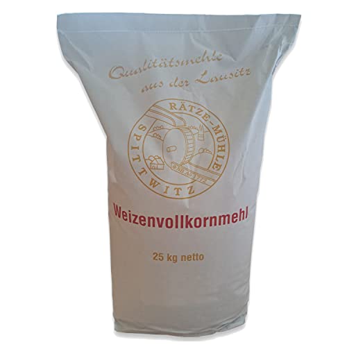 Weizenvollkornmehl 25 kg von Rätze-Mühle aus regionalen, naturbelassenen Weizen von zanasta