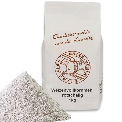 Weizenvollkornmehl aus "rotschaligen Weizen" 1000g frisch aus der Rätze-Mühle in bester Qualität, 100% Regional und naturbelassen 1-kg Weizenvollkornmehl aus "rotschaligen Weizen" 1000g frisch aus der Rätze-Mühle in bester Qualität, 100% Regional und naturbelassen 1-kg von zanasta