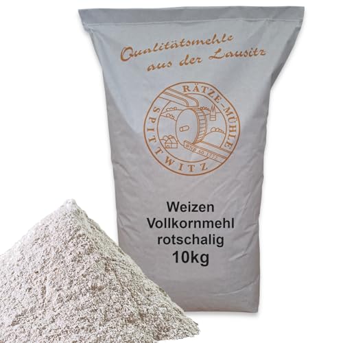 Weizenvollkornmehl aus "rotschaligen Weizen" 10kg frisch aus der Rätze-Mühle in bester Qualität, 100% Regional und naturbelassen Weizenvollkornmehl aus "rotschaligen Weizen" 10kg frisch aus der Rätze-Mühle in bester Qualität, 100% Regional und naturbelassen von zanasta