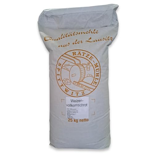 Weizenvollkornschrot 25kg mittel von Rätze-Mühle aus regionalen, naturbelassenen Weizen Weizenvollkornschrot 25kg mittel von Rätze-Mühle aus regionalen, naturbelassenen Weizen von zanasta