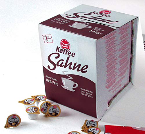 zott Kaffeesahne, flüssig, 10%, Karton, 240 Portionen à 10 g (2.400 g) von zott