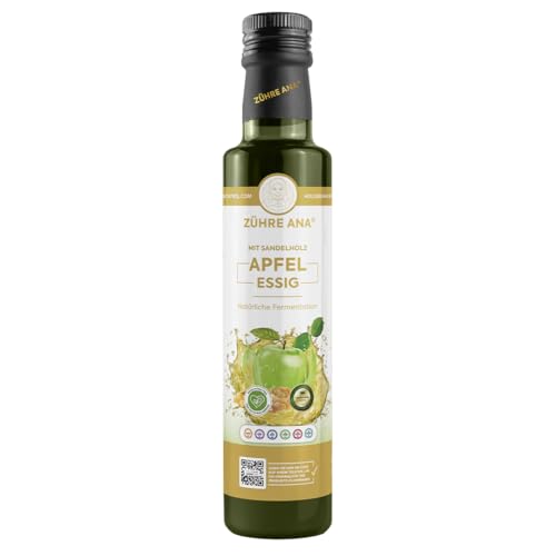 Zühre Ana® Sandalose Gummibärchen Apfelweinessig - Natürliche Unterstützung für Blutzucker, Herzgesundheit und Immunsystem, Natürliche Fermentation (500 ml) von zühre ana